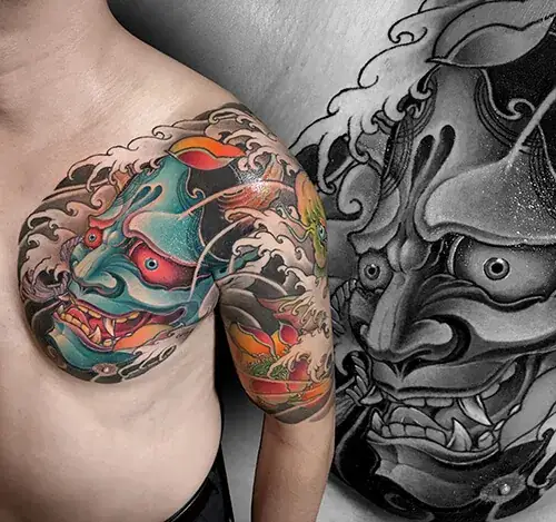 Lưu Ý Quan Trọng Trước Khi Xăm Hình Nhật Cổ Ôm Cá Chép