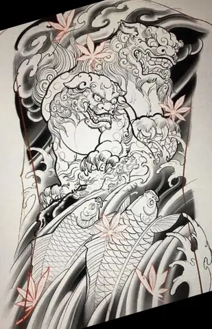 Ý Tưởng Thiết Kế Hình Xăm Cá Chép Mặt Quỷ Độc Đáo Và Sáng Tạo