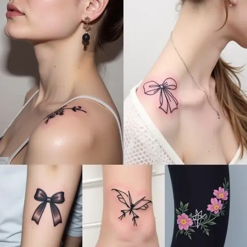 Những Mẫu Hình Xăm Cái Nơ Độc Đáo Và Ấn Tượng