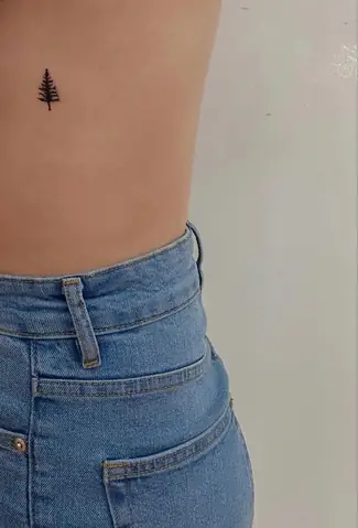 Hình Xăm Cây Thông Mini Hình Xăm Cây Thông Mini