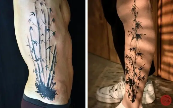 Ý Tưởng Thiết Kế Hình Xăm Cây Trúc Độc Đáo