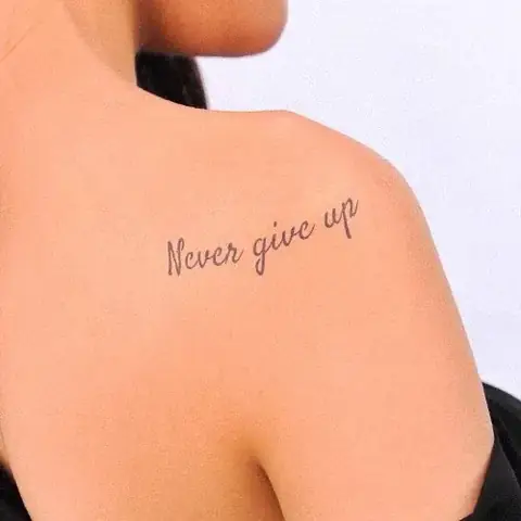 Hình Ảnh Cho Ý Nghĩa Hình Xăm Chữ Never Give Up: