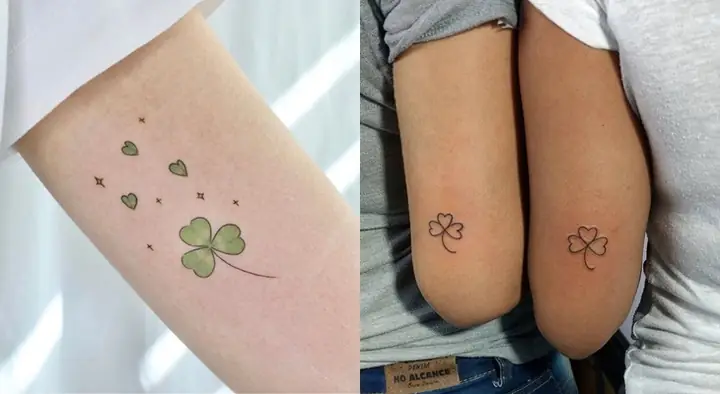 Hình Xăm Cỏ Ba Lá Ở Cánh Tay