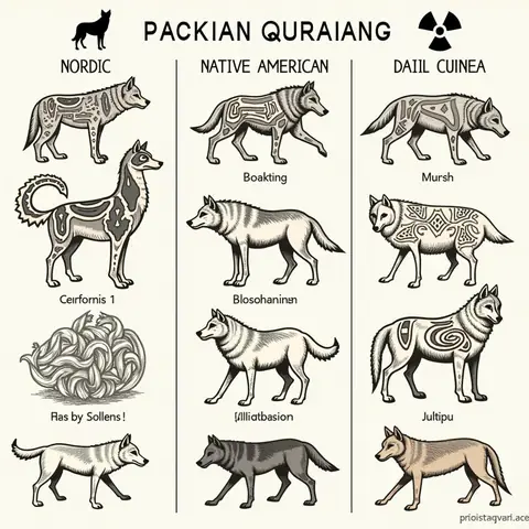 Hình Xăm Con Chó Sói Trong Các Nền Văn Hóa Khác Nhau Hình Xăm Con Chó Sói Trong Các Nền Văn Hóa Khác Nhau