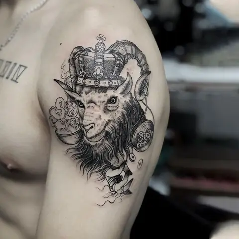 Bộ Sưu Tập Hình Xăm Con Dê Đẹp Và Ý Nghĩa
