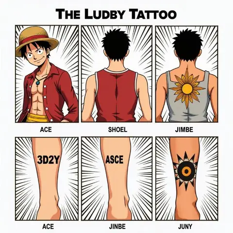 Ý Nghĩa Hình Xăm Của Luffy Trong Thế Giới One Piece