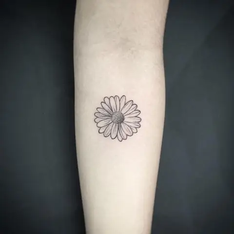 Vị Trí Xăm Hình Hoa Cúc Đẹp.