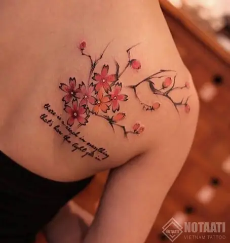 Gợi Ý Một Số Mẫu Hình Xăm Hoa Đào Đẹp, Ý Nghĩa