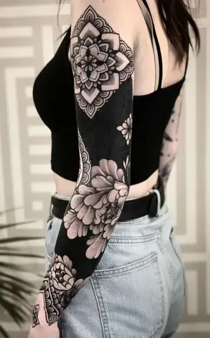 Các Mẫu Hình Xăm Hoa Mẫu Đơn, Đẹp Độc Đáo