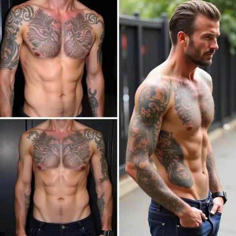 Sự Phát Triển Phong Cách Hình Xăm Mạn Sườn Của Beckham: Từ Đơn Giản Đến Phức Tạp