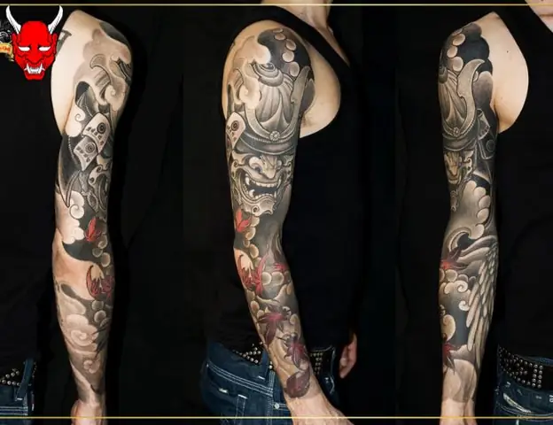 10 Hình Xăm Mặt Quỷ Kín Tay