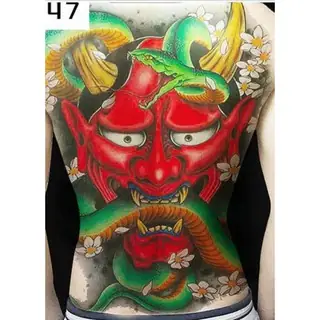 Hình Ảnh Cho Ý Nghĩa Hình Xăm Mặt Quỷ Ngậm Rắn: