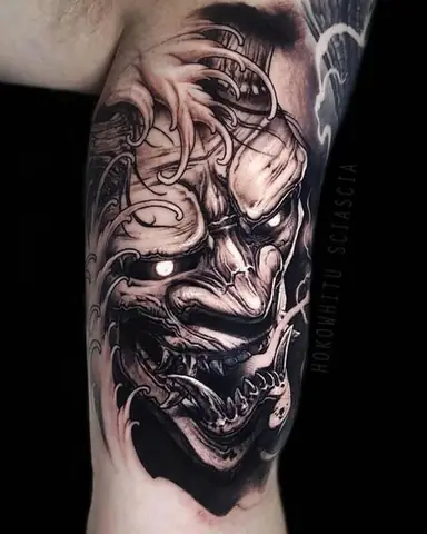 Bộ Sưu Tập Mẫu Hình Xăm Oni Hannya Đẹp Cho Nam Nữ