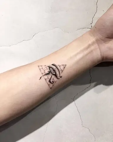 Một Số Mẫu Hình Xăm Con Mắt Thần Horus