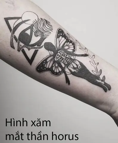 Hình Xăm Con Mắt Thần Horus