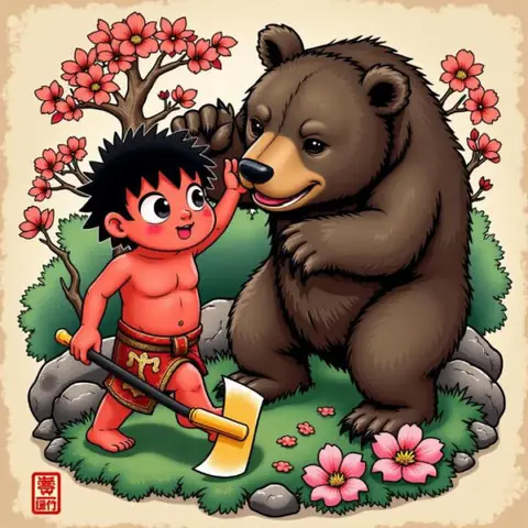 Kintaro Trong Văn Hóa Dân Gian Nhật Bản