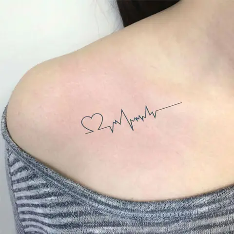 Tổng Hợp Những Mẫu Hình Xăm Nhịp Tim Đẹp Và Ý Nghĩa