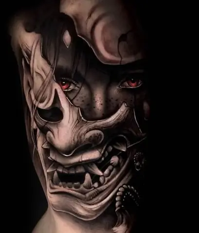 Bộ Sưu Tập Mẫu Hình Xăm Oni Hannya Đẹp Cho Nam Nữ