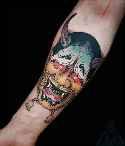 Bộ Sưu Tập Mẫu Hình Xăm Oni Hannya Đẹp Cho Nam Nữ