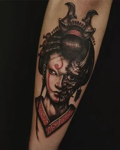 Bộ Sưu Tập Mẫu Hình Xăm Oni Hannya Đẹp Cho Nam Nữ