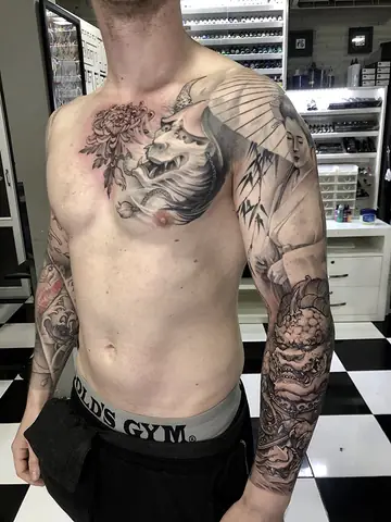 Nguồn Gốc Hình Xăm Oni Hannya