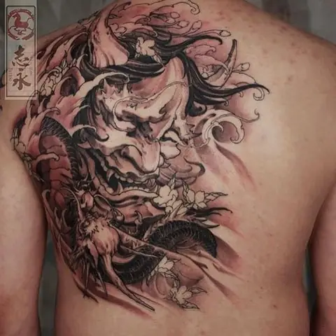 Bộ Sưu Tập Mẫu Hình Xăm Oni Hannya Đẹp Cho Nam Nữ