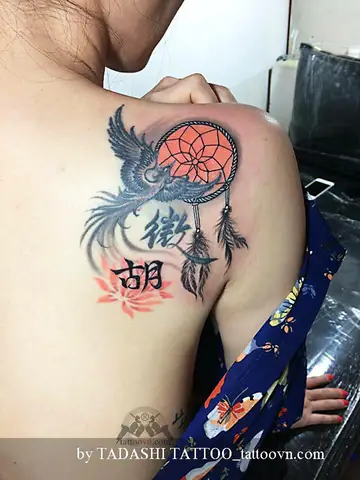 Xăm Phượng Hoàng Lửa Ở Lưng