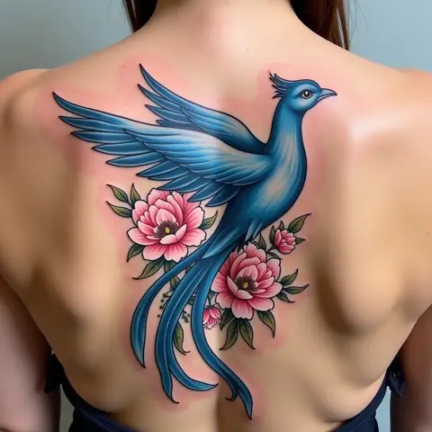Ý Nghĩa Hình Xăm Phượng Hoàng Xanh Trong Các Nền Văn Hóa Phương Đông