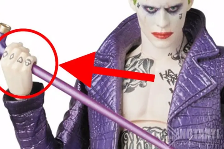 Hình Xăm Joker Mang Biểu Tượng Của Các Quân Bài