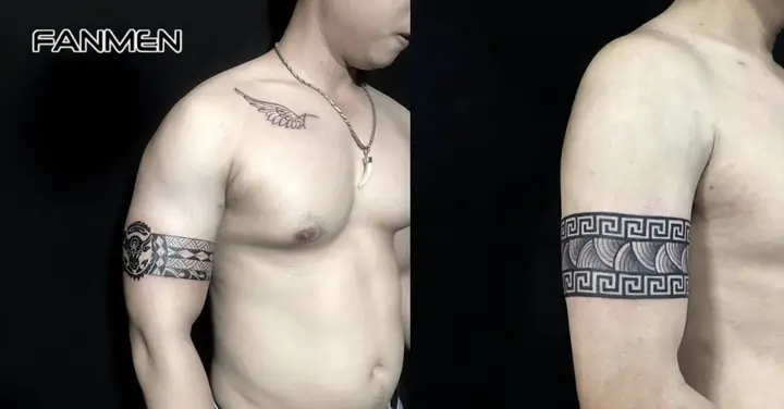 Hình Xăm Vòng Tay Nam Ở Bắp Tay
