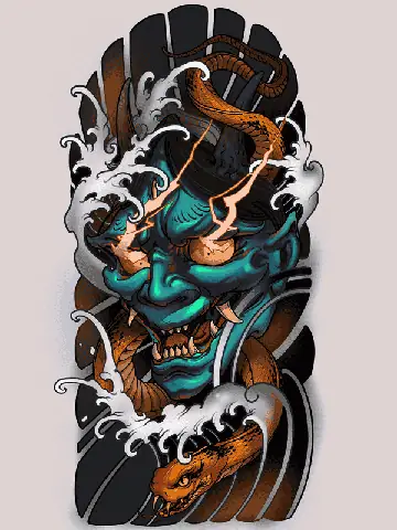 Ã Nghä©a Hã¬nh Xäm Máº·t Quá»· Nháº­t Báº£n
