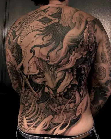 Bộ Sưu Tập Mẫu Hình Xăm Oni Hannya Đẹp Cho Nam Nữ