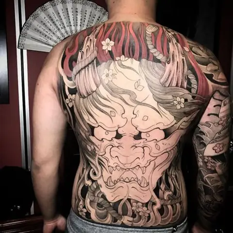 Bộ Sưu Tập Mẫu Hình Xăm Oni Hannya Đẹp Cho Nam Nữ