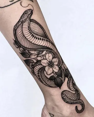 Hình Ảnh Cho Ý Nghĩa Hình Xăm Rắn Và Hoa Hồng: