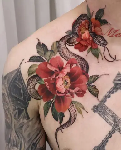 Neo-traditional (đường Viền Dày, Màu Đậm)