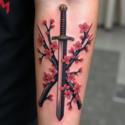 Kết Hợp Hình Xăm Samurai Với Các Yếu Tố Tự Nhiên Và Huyền Thoại Kết Hợp Hình Xăm Samurai Với Các Yếu Tố Tự Nhiên Và Huyền Thoại