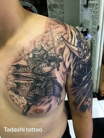 Hình Xăm Samurai Thể Hiện Sự Công Bằng Hình Xăm Samurai Thể Hiện Sự Công Bằng
