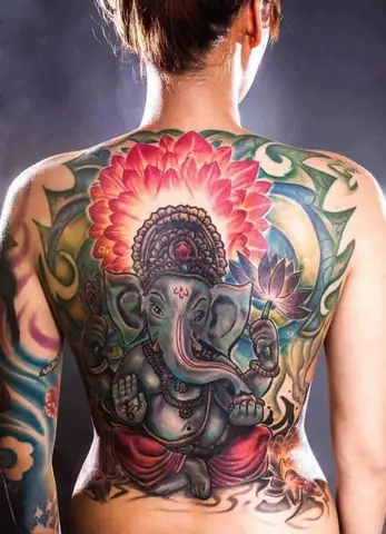 Ý Nghĩa Hình Xăm Thần Voi Ganesha: Biểu Tượng Của Trí Tuệ, May Mắn Và Vượt Qua Chướng Ngại