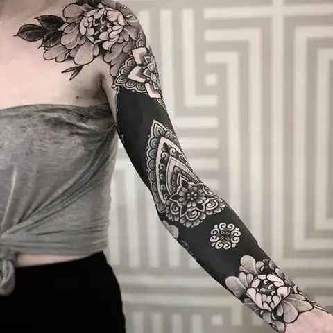 Các Mẫu Hình Xăm Hoa Mẫu Đơn, Đẹp Độc Đáo