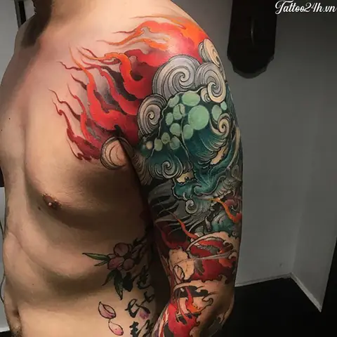 Hình Xăm Kỳ Lân Ở Tay