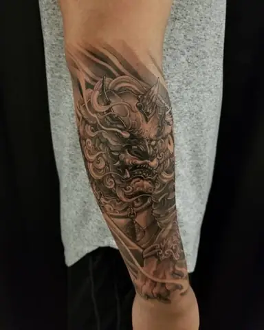 Hình Xăm Kỳ Lân Ở Tay
