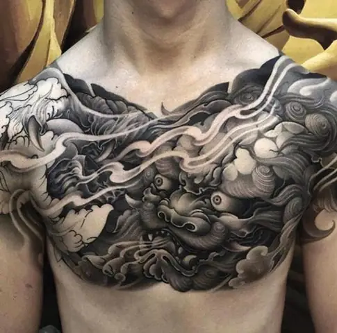 Hình Xăm Kỳ Lân Nhật Cổ