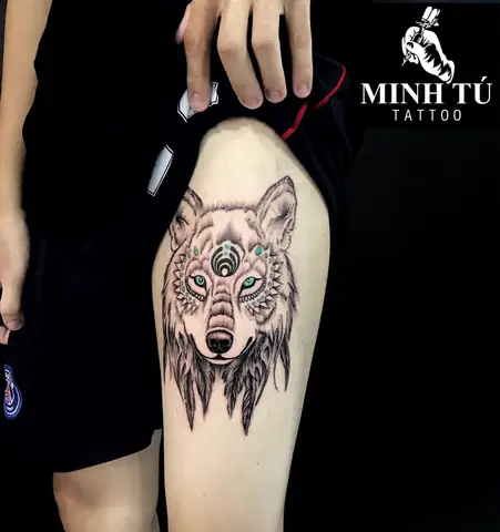 Hình Ảnh Cho Hình Xăm Chó Sói Mini: