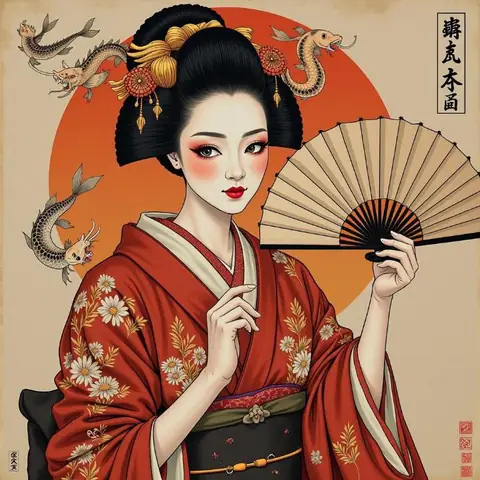 Lịch Sử Và Nguồn Gốc Hình Xăm Geisha