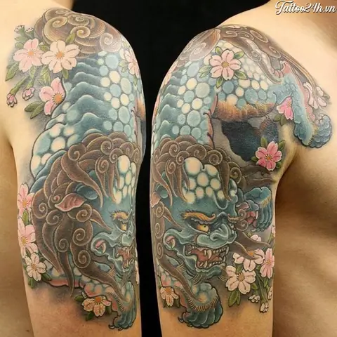 Hình Ảnh Cho Hình Xăm Full Chân Kỳ Lân: