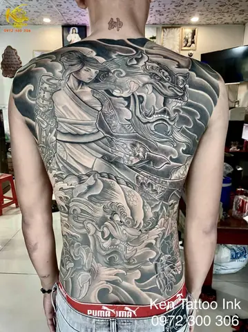 Hình Ảnh Cho Hình Xăm Full Chân Kỳ Lân: