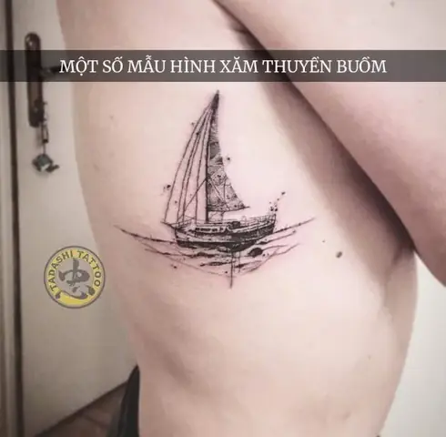 Một Số Mẫu Hình Xăm Thuyền Buồm Đẹp Một Số Mẫu Hình Xăm Thuyền Buồm Đẹp