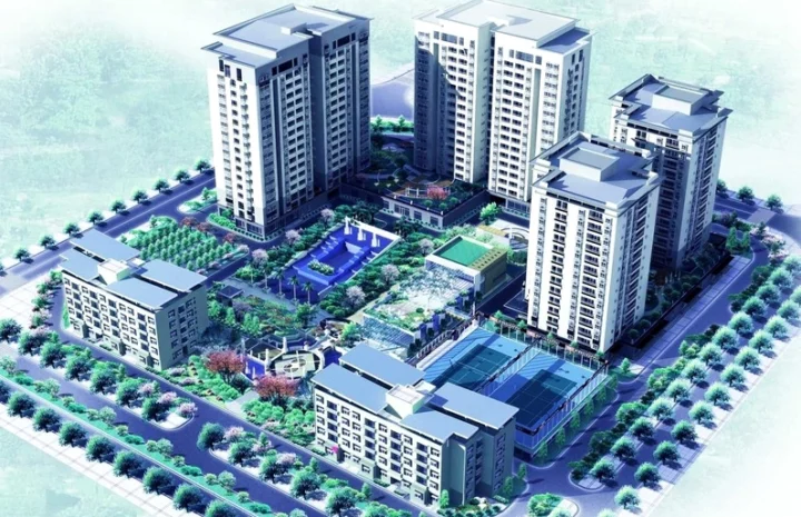 Mẫu nhà liền kề hiện đại tại khu đô thị Việt Hưng