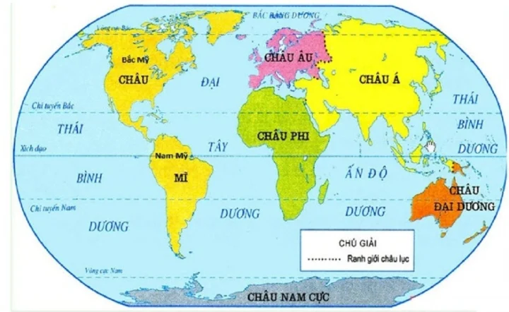 Brazil Thuộc Châu Lục Nào? Khám Phá Vùng Đất Nam Mỹ Kỳ Diệu Sơ đồ các châu lục trên thế giới