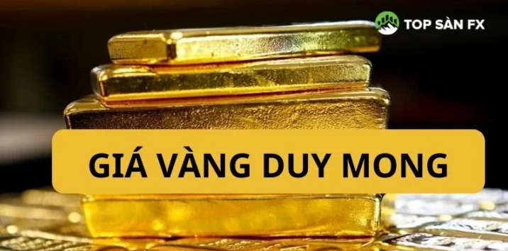Bảng giá vàng tại cửa hàng Duy Mông cập nhật